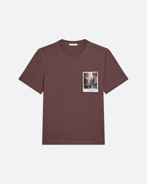 HELMUT LANG Pstcard Tee Downtown Mens Apparel